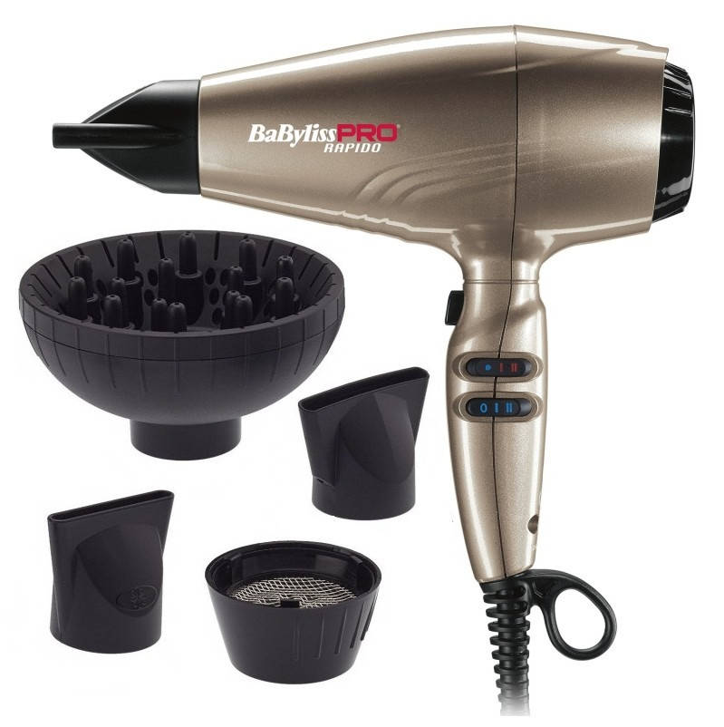 Фен для волос BaByliss PRO BAB7000IGE Rapido Bronze с ионизацией профессиональный, 2200 Вт
Фен для волос BaByliss PRO BAB7000IGE Rapido Bronze с ионизацией профессиональный, 2200 Вт
