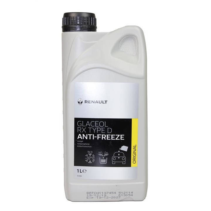 Антифриз концетрат желтый Renault Glaceol RX type D -70 1 л 7711428132
Антифриз концетрат желтый Renault Glaceol RX type D -70 1 л 7711428132