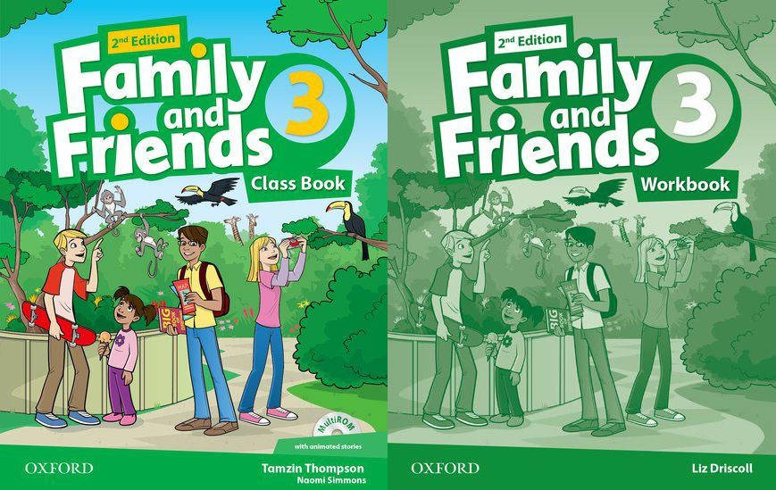 Английский язык Комплект Family and Friends 2nd Second Edition 3 ClassBook + WorkBook
Английский язык Комплект Family and Friends 2nd Second Edition 3 ClassBook + WorkBook