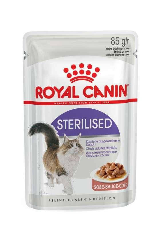 Royal Canin (Роял Канин) Sterilised - Консервированный корм для взрослых стерилизованных кошек (кусочки в соусе)
Royal Canin (Роял Канин) Sterilised - Консервированный корм для взрослых стерилизованных кошек (кусочки в соусе)