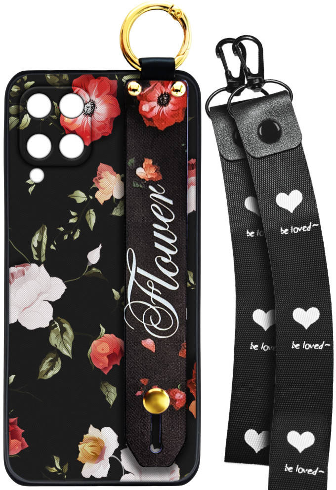 Чехол SHLab Samsung Galaxy A22 4G A225 Flower Black + два ремешка с карабином (Самсунг Галакси А22), Черный
Чехол SHLab Samsung Galaxy A22 4G A225 Flower Black + два ремешка с карабином (Самсунг Галакси А22), Черный