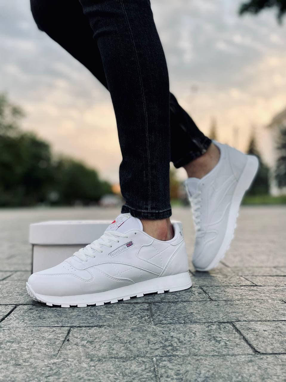 Reebok Classiс белые мужские демисезонные кроссовки. Лето/осень/весна, мужские кожаные кроссовки., Белый
Reebok Classiс белые мужские демисезонные кроссовки. Лето/осень/весна, мужские кожаные кроссовки., Белый