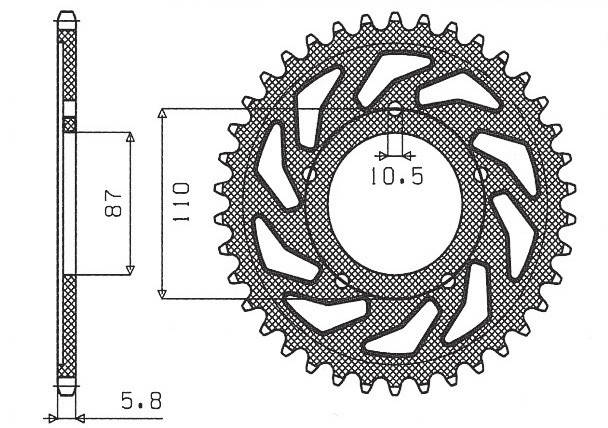 SUNSTAR ЗАДНЯЯ ЗВЕЗДА 795 39 SUZUKI GS 500 E/F 88-10 (JTR823.39) (ЦЕПЬ. 520)/SUN1-3383-39
SUNSTAR ЗАДНЯЯ ЗВЕЗДА 795 39 SUZUKI GS 500 E/F 88-10 (JTR823.39) (ЦЕПЬ. 520)/SUN1-3383-39