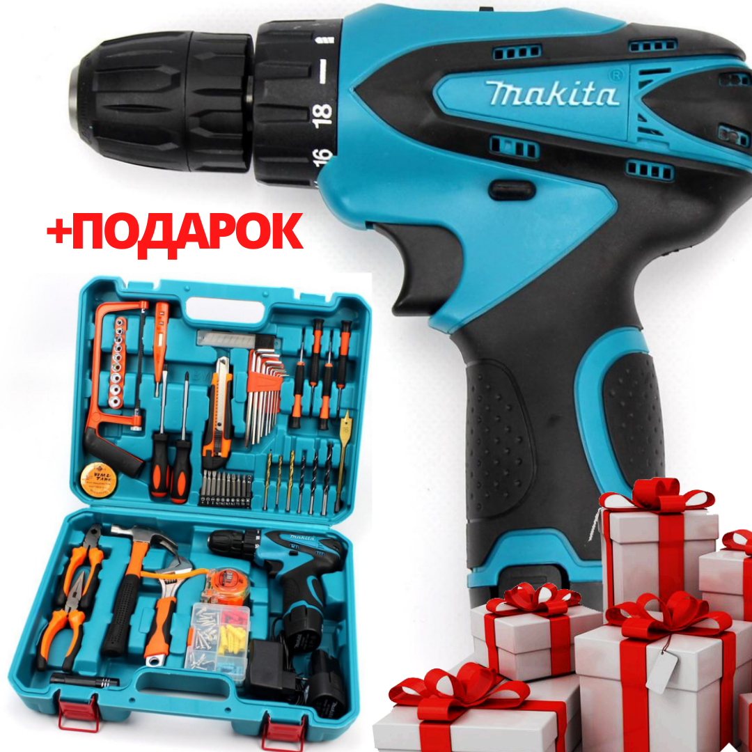 Шуруповерт аккумуляторный Makita DF330DWE 12V 2A/h Li-Ion с набором инструментов Шуруповерт Макита df330dwe
Шуруповерт аккумуляторный Makita DF330DWE 12V 2A/h Li-Ion с набором инструментов Шуруповерт Макита df330dwe