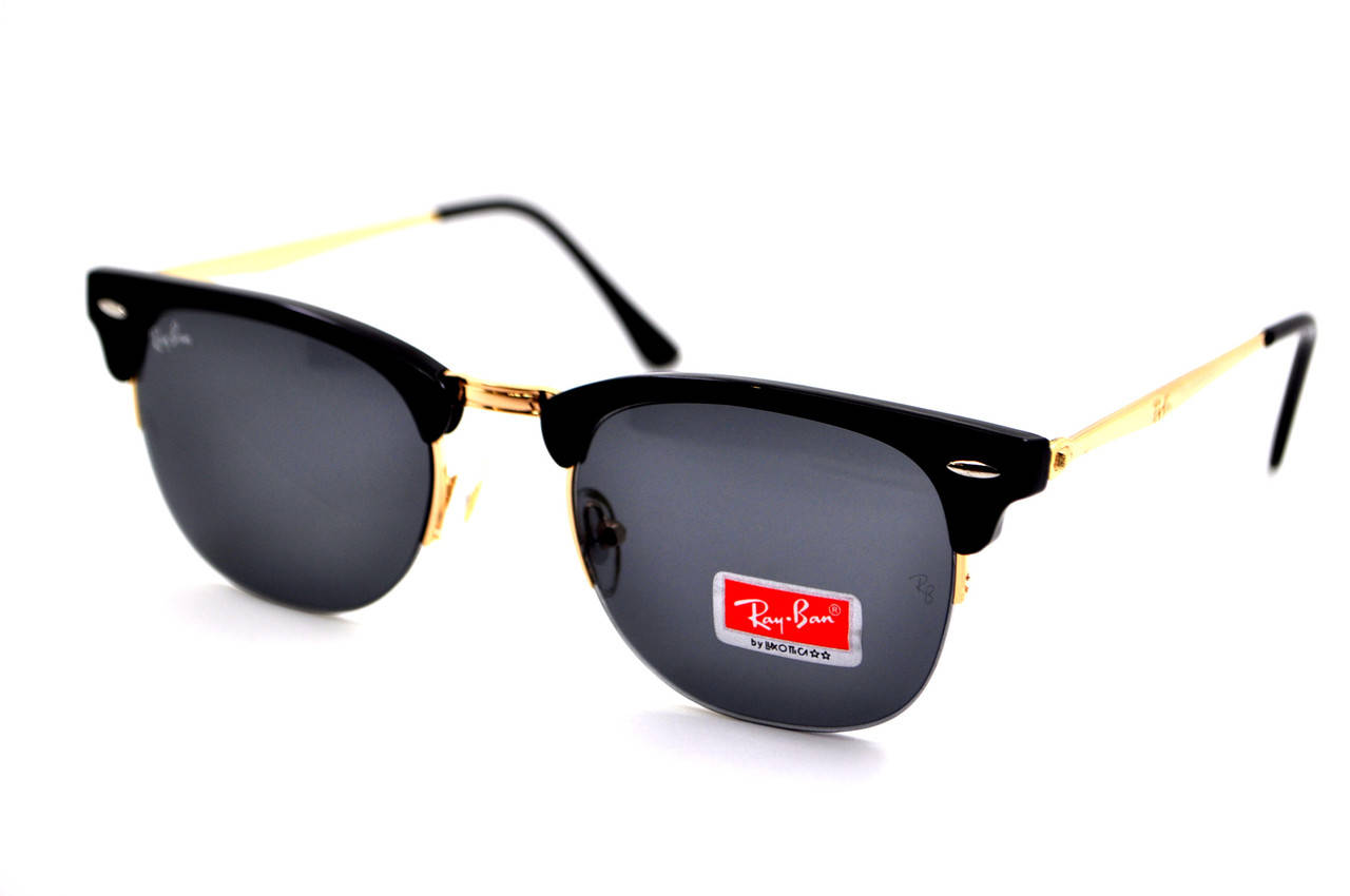 СОЛНЦЕЗАЩИТНЫЕ ОЧКИ RAY-BAN CLUBMASTER 8056 Золото-черные 
СОЛНЦЕЗАЩИТНЫЕ ОЧКИ RAY-BAN CLUBMASTER 8056 Золото-черные