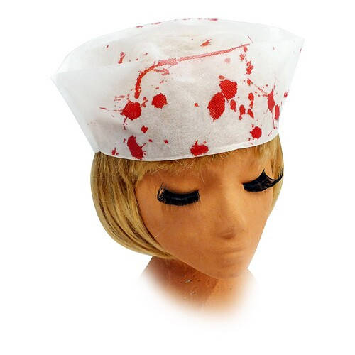 Шапочка кровавая на Хэллоуин (медицинская белая), Разные цвета
Шапочка кровавая на Хэллоуин (медицинская белая), Разные цвета