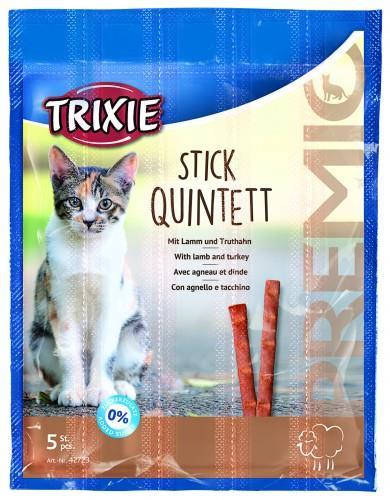 Trixie TX-42723 Premio Stick Quintett 5 шт * 5 г - лакомства палочки ягненок-индейка для кошек
Trixie TX-42723 Premio Stick Quintett 5 шт * 5 г - лакомства палочки ягненок-индейка для кошек
