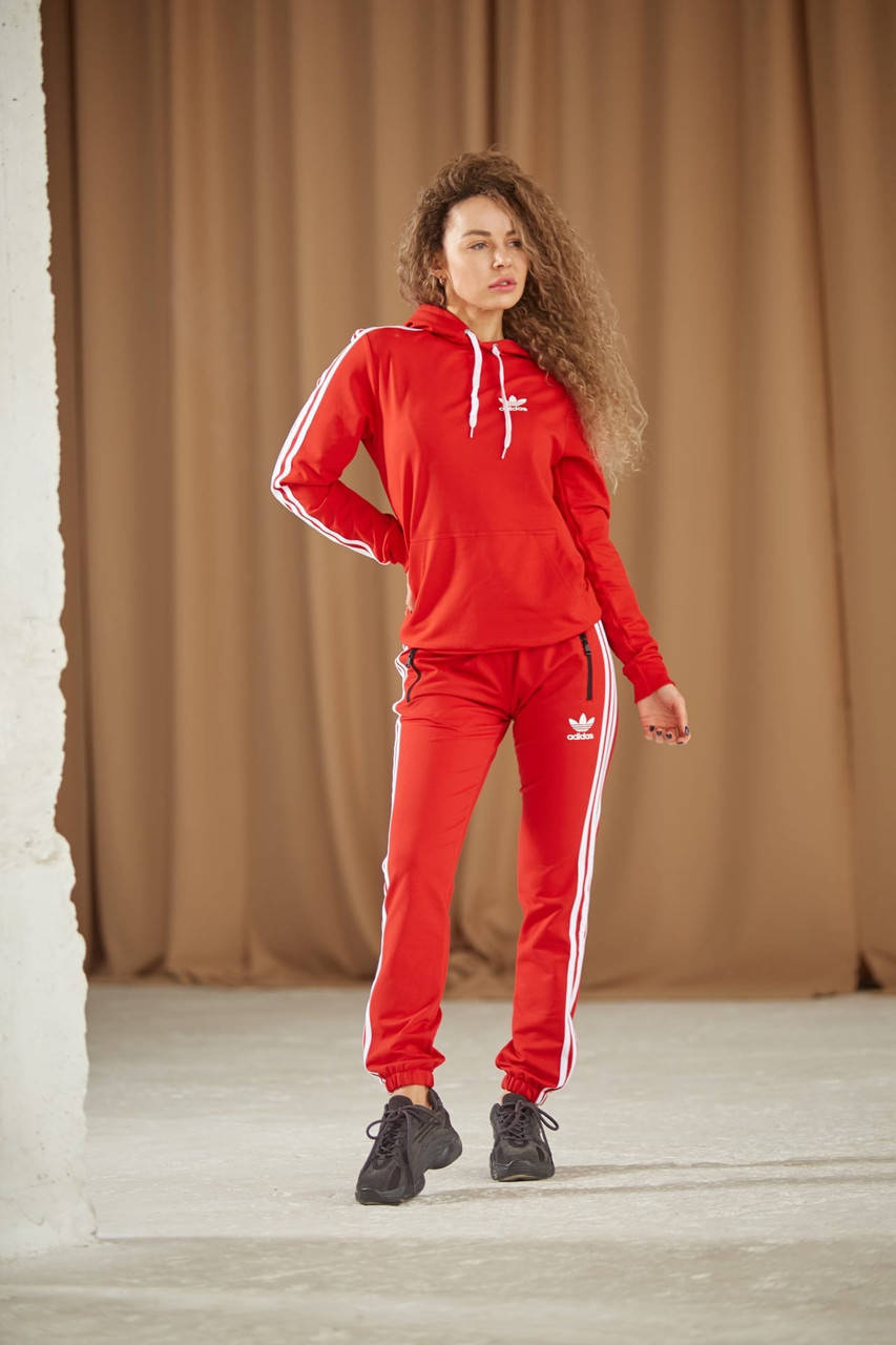 Женский спортивный костюм Adidas (Адидас) красный | Комплект весенний осенний Худи + Штаны ЛЮКС качества
Женский спортивный костюм Adidas (Адидас) красный | Комплект весенний осенний Худи + Штаны ЛЮКС качества