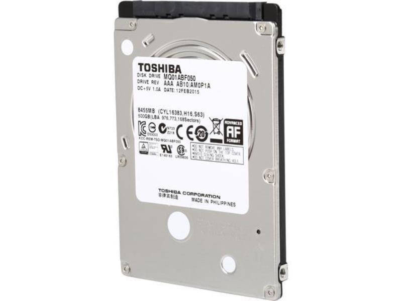 БУ Жесткий диск для ноутбука Toshiba 500 Gb (2.5", 8Mb, 5400 об/мин, SATA II, MQ01ABF050)
БУ Жесткий диск для ноутбука Toshiba 500 Gb (2.5", 8Mb, 5400 об/мин, SATA II, MQ01ABF050)