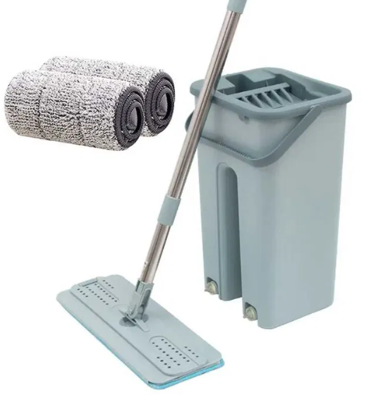 Швабра лентяйка Supretto Scratch Cleaning Mop с большим ведром и автоматическим отжимом, большая с самоо С 036
Швабра лентяйка Supretto Scratch Cleaning Mop с большим ведром и автоматическим отжимом, большая с самоо С 036