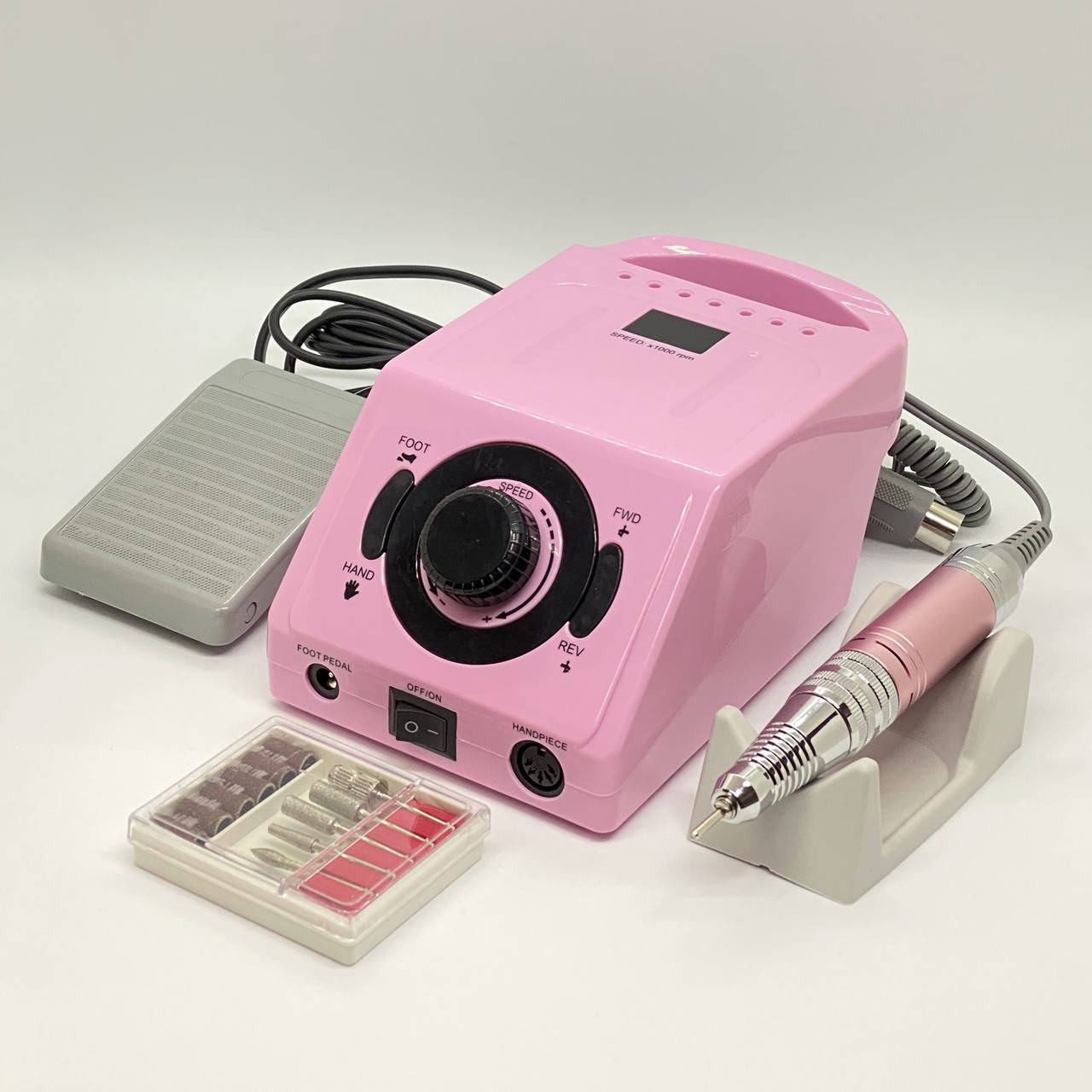 Фрезер Master Professional ZS-716 на 65 Вт и 35000 об/мин ручка 18V для маникюра и педикюра, розовый
Фрезер Master Professional ZS-716 на 65 Вт и 35000 об/мин ручка 18V для маникюра и педикюра, розовый