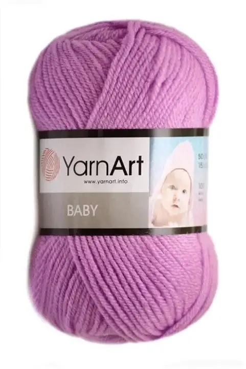 Пряжа Демисезоная акриловая БебиYarnArt Baby Ярнарт 100% акрил, Турция 635- розово-сиреневый
Пряжа Демисезоная акриловая БебиYarnArt Baby Ярнарт 100% акрил, Турция 635- розово-сиреневый