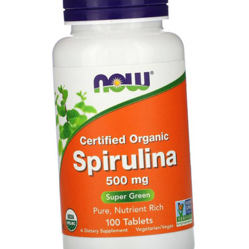 Спирулина Органическая Now Spirulina 500 мг 100 таблеток
Спирулина Органическая Now Spirulina 500 мг 100 таблеток