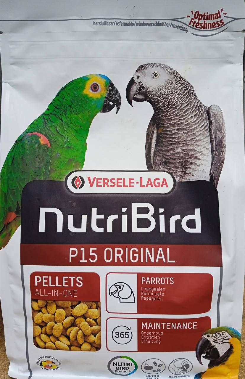 Versele-Laga NutriBird P15 Original ВЕРСЕЛЕ-ЛАГА НУТРИБЕРД ОРИГІНАЛ ЩОДЕННИЙ корм для великих папуг
Versele-Laga NutriBird P15 Original ВЕРСЕЛЕ-ЛАГА НУТРИБЕРД ОРИГІНАЛ ЩОДЕННИЙ корм для великих папуг