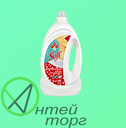 Рідина для прання "Sofi white" універсальна 4л
Рідина для прання "Sofi white" універсальна 4л
