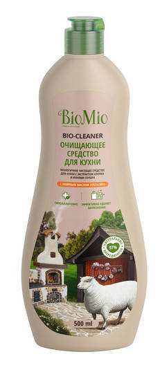 Чистящее средство для кухни BioMio Bio-Kitchen Cleaner, с эфирным маслом апельсина, концентрат, 500 мл
Чистящее средство для кухни BioMio Bio-Kitchen Cleaner, с эфирным маслом апельсина, концентрат, 500 мл