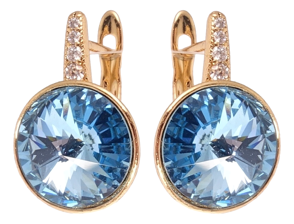 Серьги Xuping Позолота 18K с кр-ми Swarovski английский замок "Кристалл Aquamarine с цирконием"
Серьги Xuping Позолота 18K с кр-ми Swarovski английский замок "Кристалл Aquamarine с цирконием"
