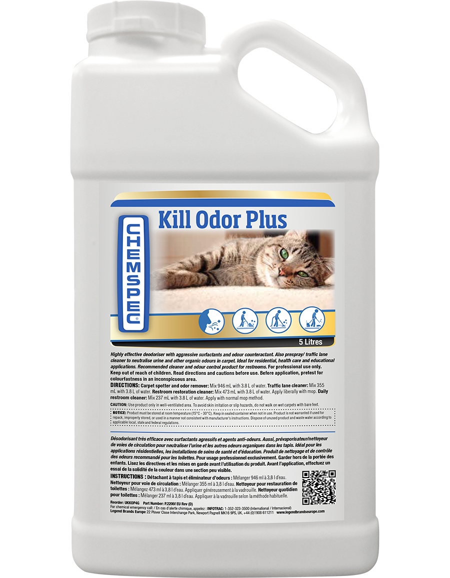 Супер-мощное средство для удаления запахов Kill Odor PLUS 5 л. 
Супер-мощное средство для удаления запахов Kill Odor PLUS 5 л.