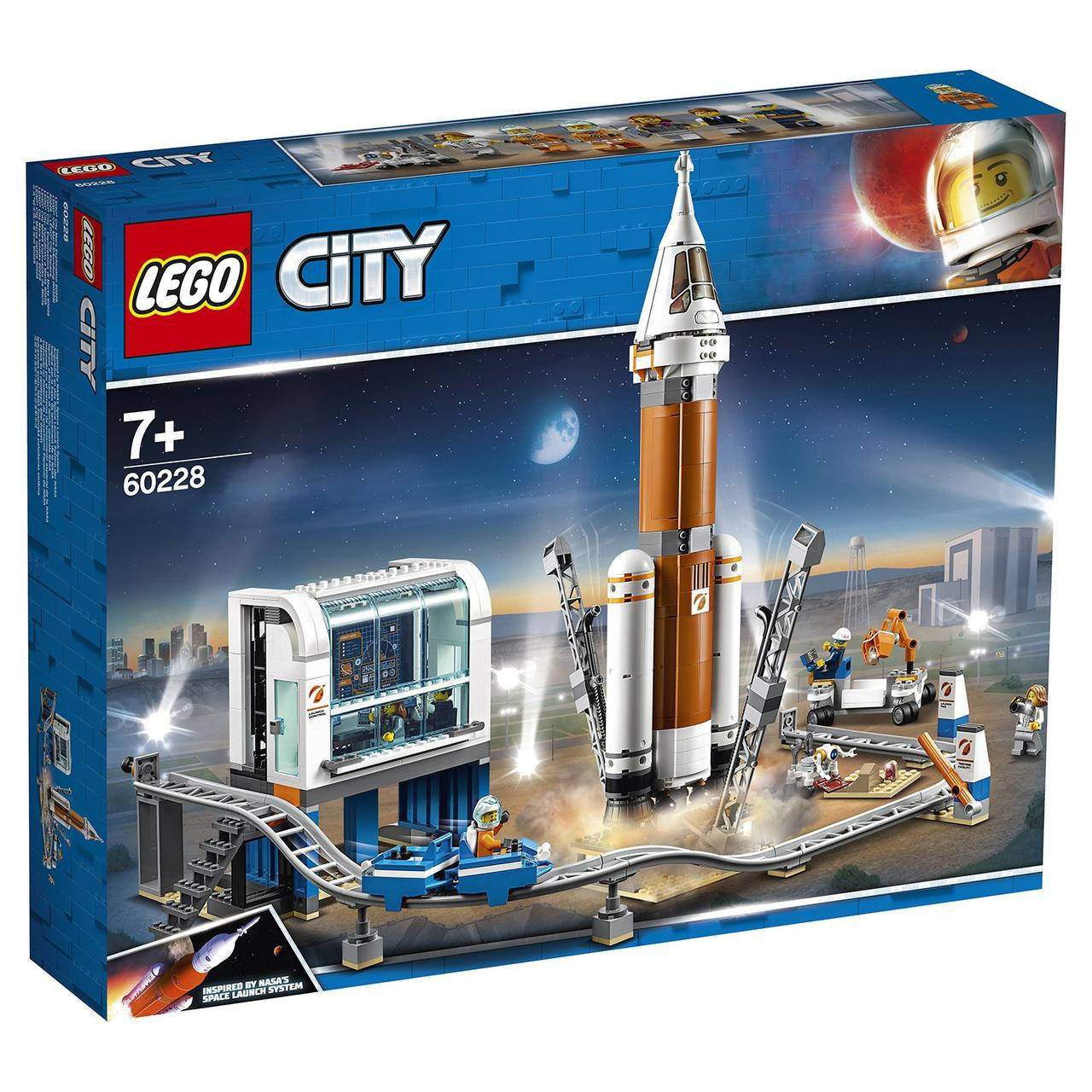 LEGO ЛЕГО City Космическая ракета и пункт управления запуском 60228
LEGO ЛЕГО City Космическая ракета и пункт управления запуском 60228