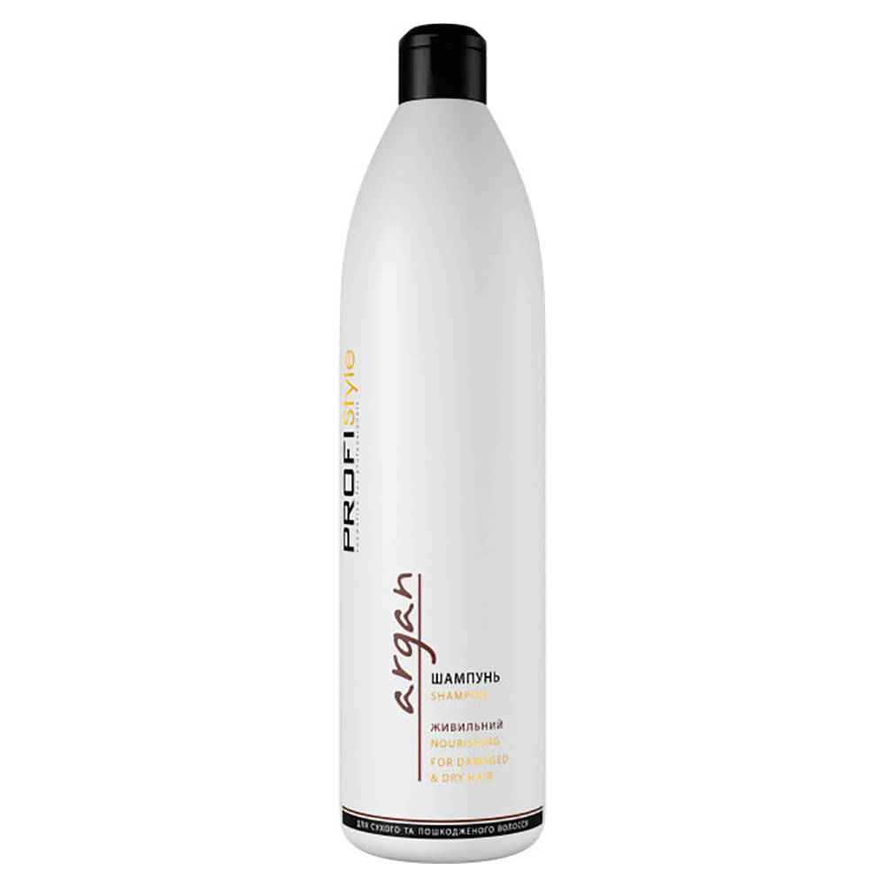 Шампунь питательный для сухих и поврежденных волос PROFIStyle Argan 1000 мл (4820003290958)
Шампунь питательный для сухих и поврежденных волос PROFIStyle Argan 1000 мл (4820003290958)