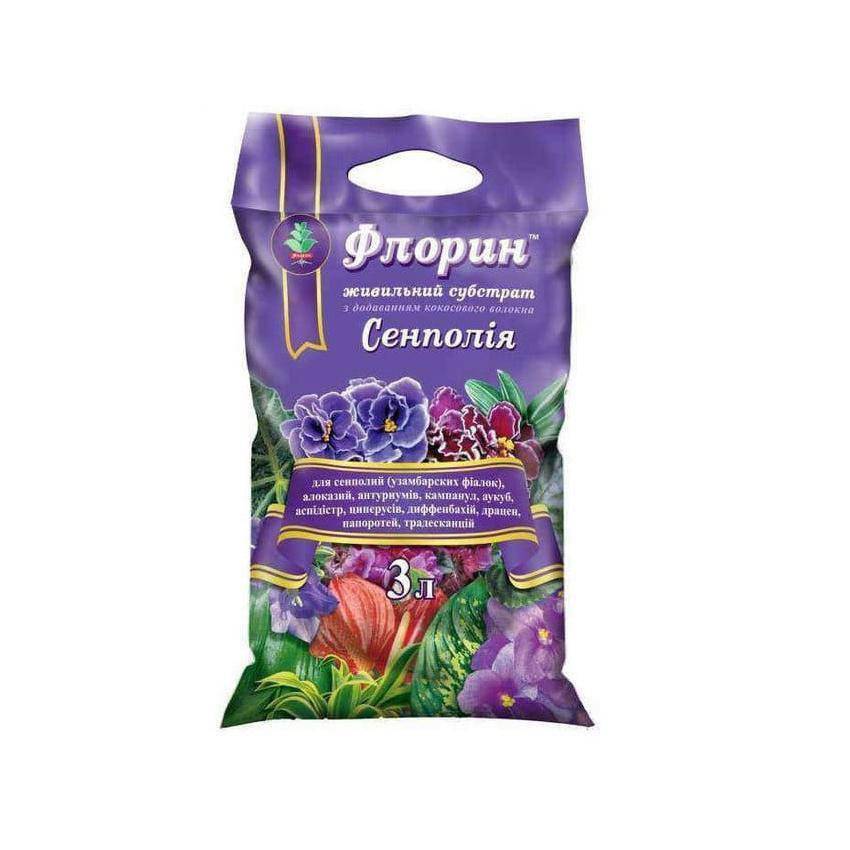 Субстрат Сенполия 3 л Флорин (01548)
Субстрат Сенполия 3 л Флорин (01548)
