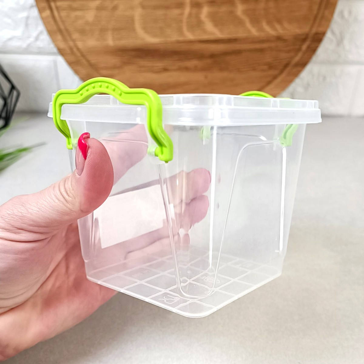 Квадратный высокий пластиковый минибокс для еды 0.6л, Ал-пластик минибокс, Прозрачный
Квадратный высокий пластиковый минибокс для еды 0.6л, Ал-пластик минибокс, Прозрачный