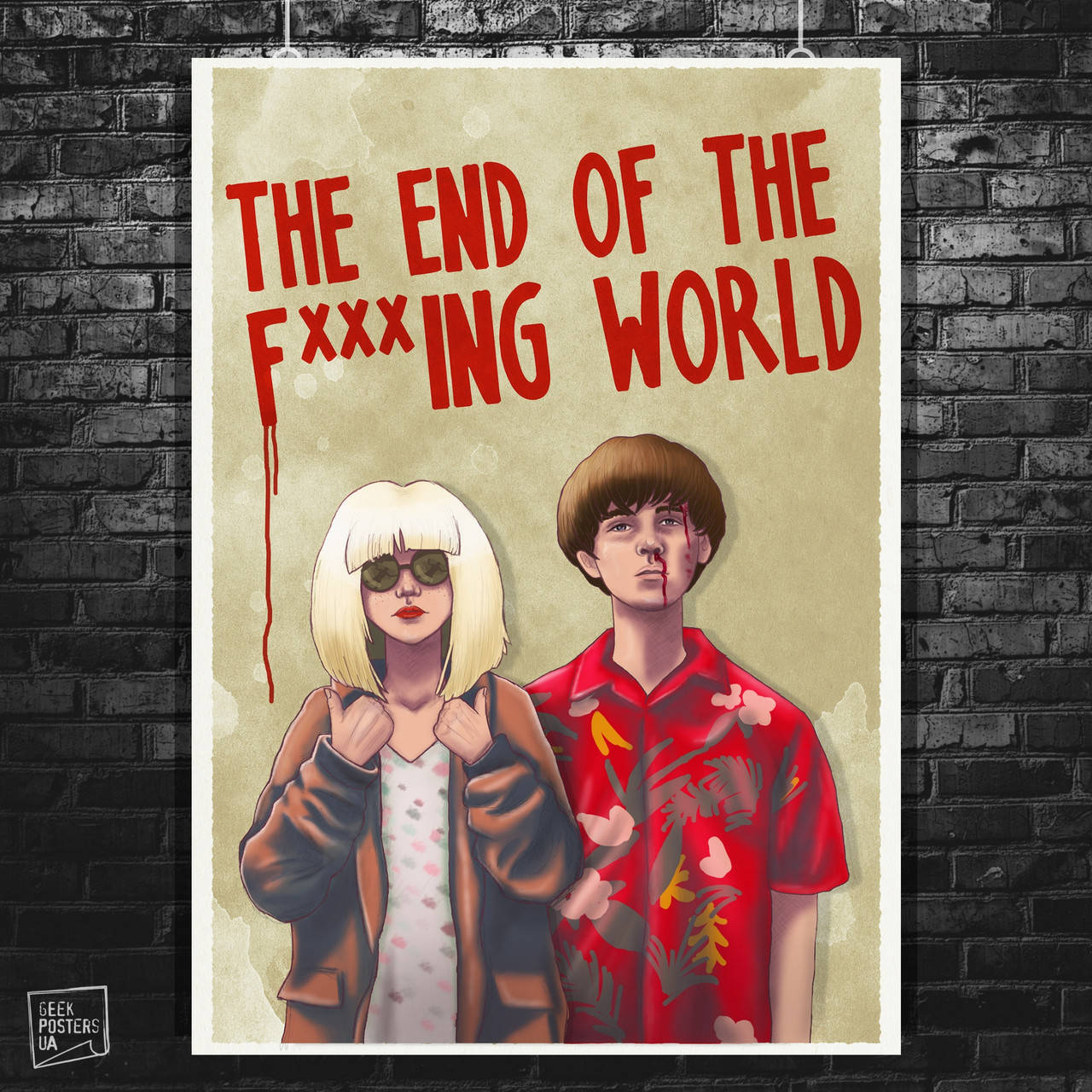 Плакат "Конец *****го мира (End Of The F…ing World), сериал", плакат №1. Размер 60x42см (A2). Глянцевая бумага
Плакат "Конец *****го мира (End Of The F…ing World), сериал", плакат №1. Размер 60x42см (A2). Глянцевая бумага