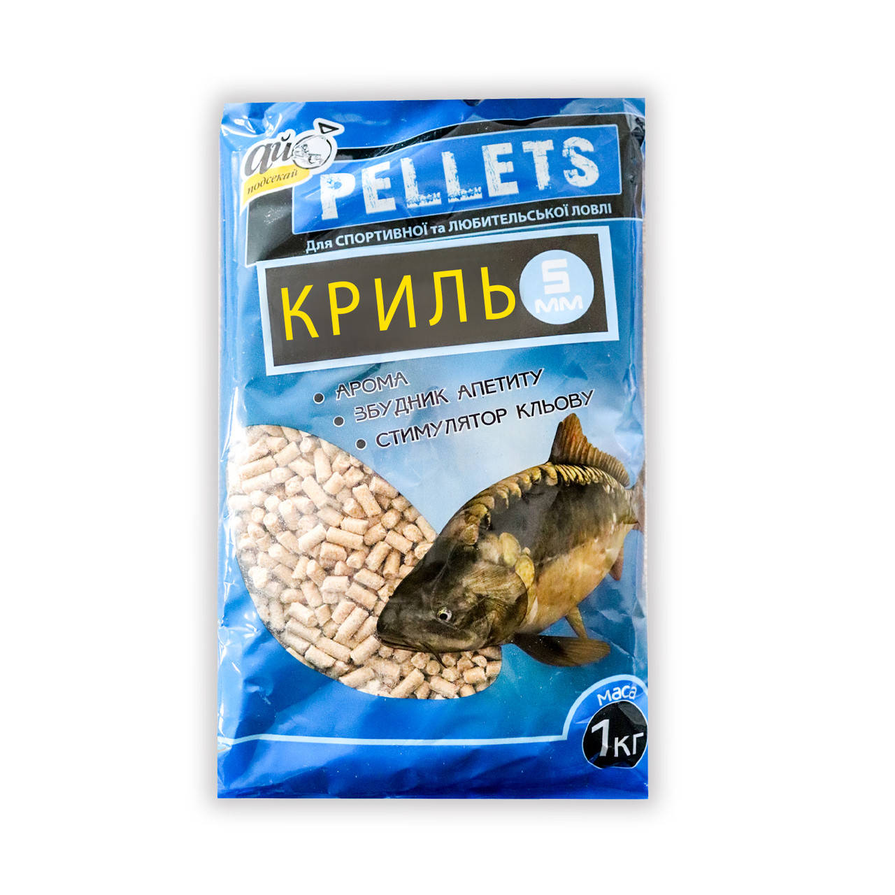 Пеллетс Ай Подсекай 5мм 1кг Криль ( 15шт в уп)
Пеллетс Ай Подсекай 5мм 1кг Криль ( 15шт в уп)