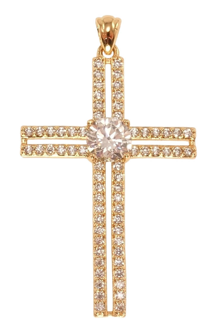 Кулон Xuping Позолота 18K "Декоративный Крест с инкрустацией цирконием" маленькая петелька
Кулон Xuping Позолота 18K "Декоративный Крест с инкрустацией цирконием" маленькая петелька