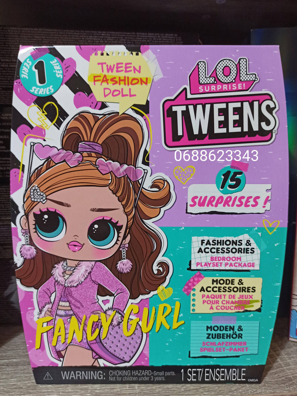 Уценка. Кукла ЛОЛ Твинс Подростки Модница серии Tweens LOL Surprise Tweens Fancy Gurl 576679
Уценка. Кукла ЛОЛ Твинс Подростки Модница серии Tweens LOL Surprise Tweens Fancy Gurl 576679