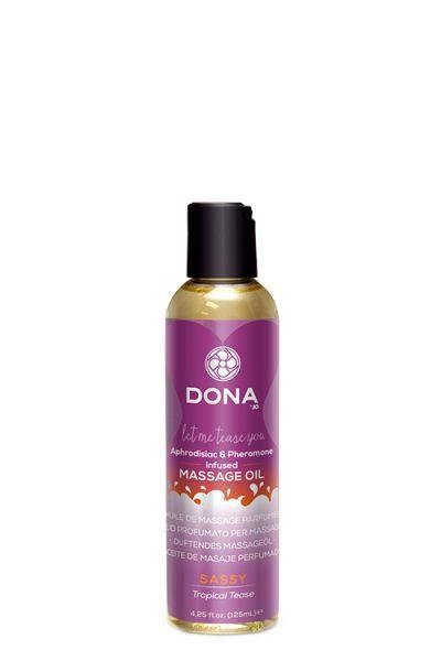 Массажное масло DONA Massage Oil SASSY - TROPICAL TEASE, 110 мл. 
Массажное масло DONA Massage Oil SASSY - TROPICAL TEASE, 110 мл.