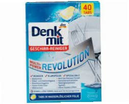 Таблетки для посудомоечных машин Революционная мульти сила Denkmit Multi-Power Revolution 40 шт (Революшн)
Таблетки для посудомоечных машин Революционная мульти сила Denkmit Multi-Power Revolution 40 шт (Революшн)