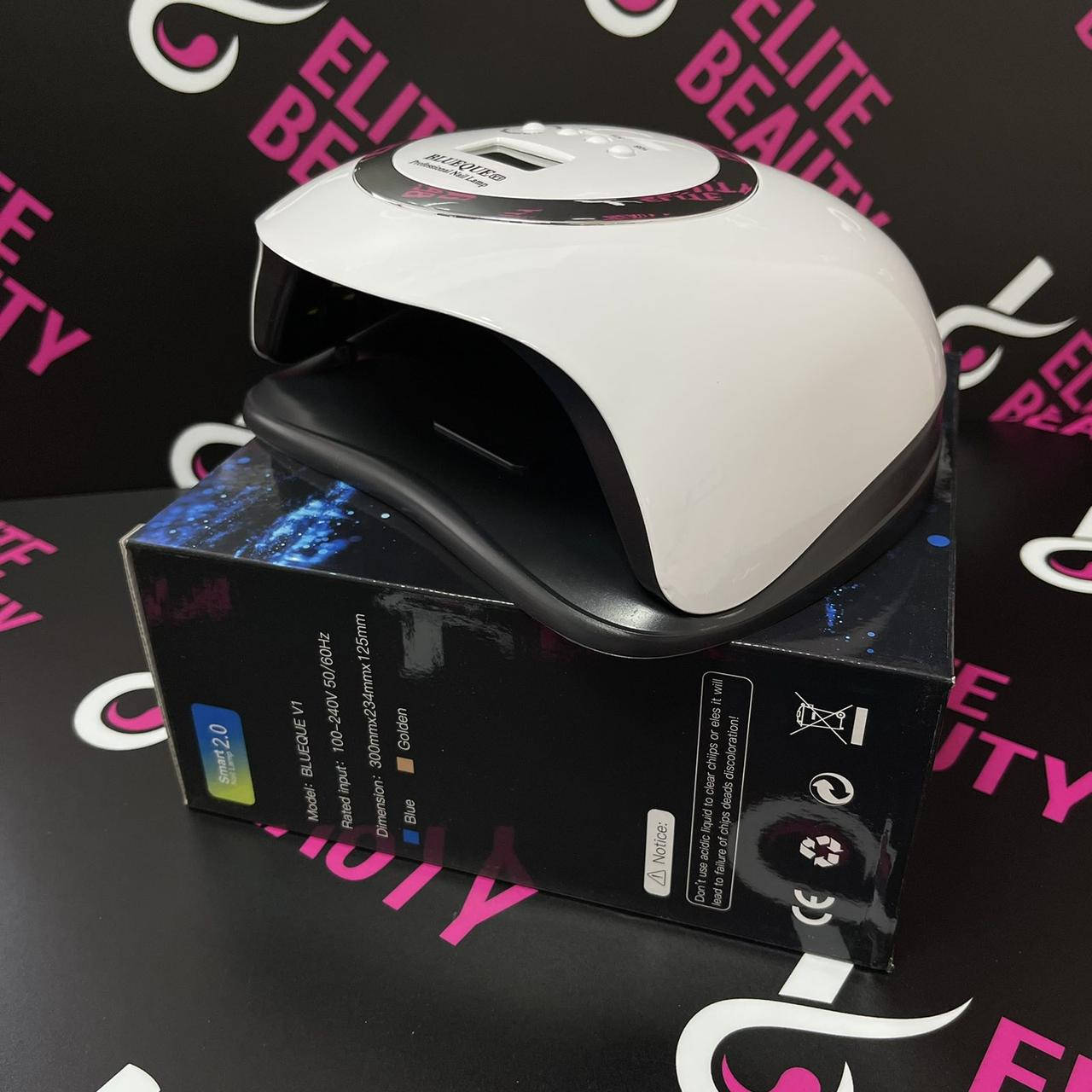 Лампа для сушки гель-лака Blueque V1 168W серебристая, Серебристый 
Лампа для сушки гель-лака Blueque V1 168W серебристая, Серебристый