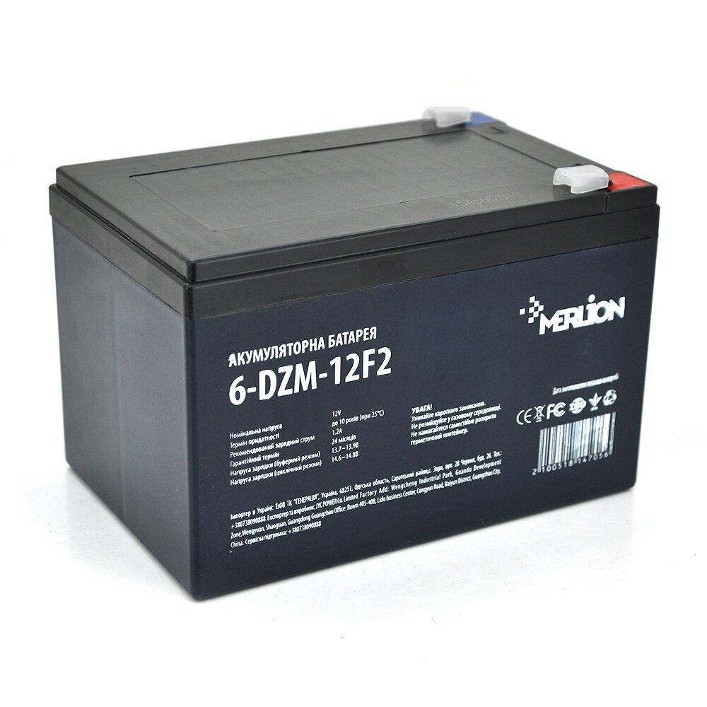 Тяговая аккумуляторная батарея AGM MERLION 6-DZM-12, 12V 12Ah F2 (151х98х101 мм) Black Q4
Тяговая аккумуляторная батарея AGM MERLION 6-DZM-12, 12V 12Ah F2 (151х98х101 мм) Black Q4