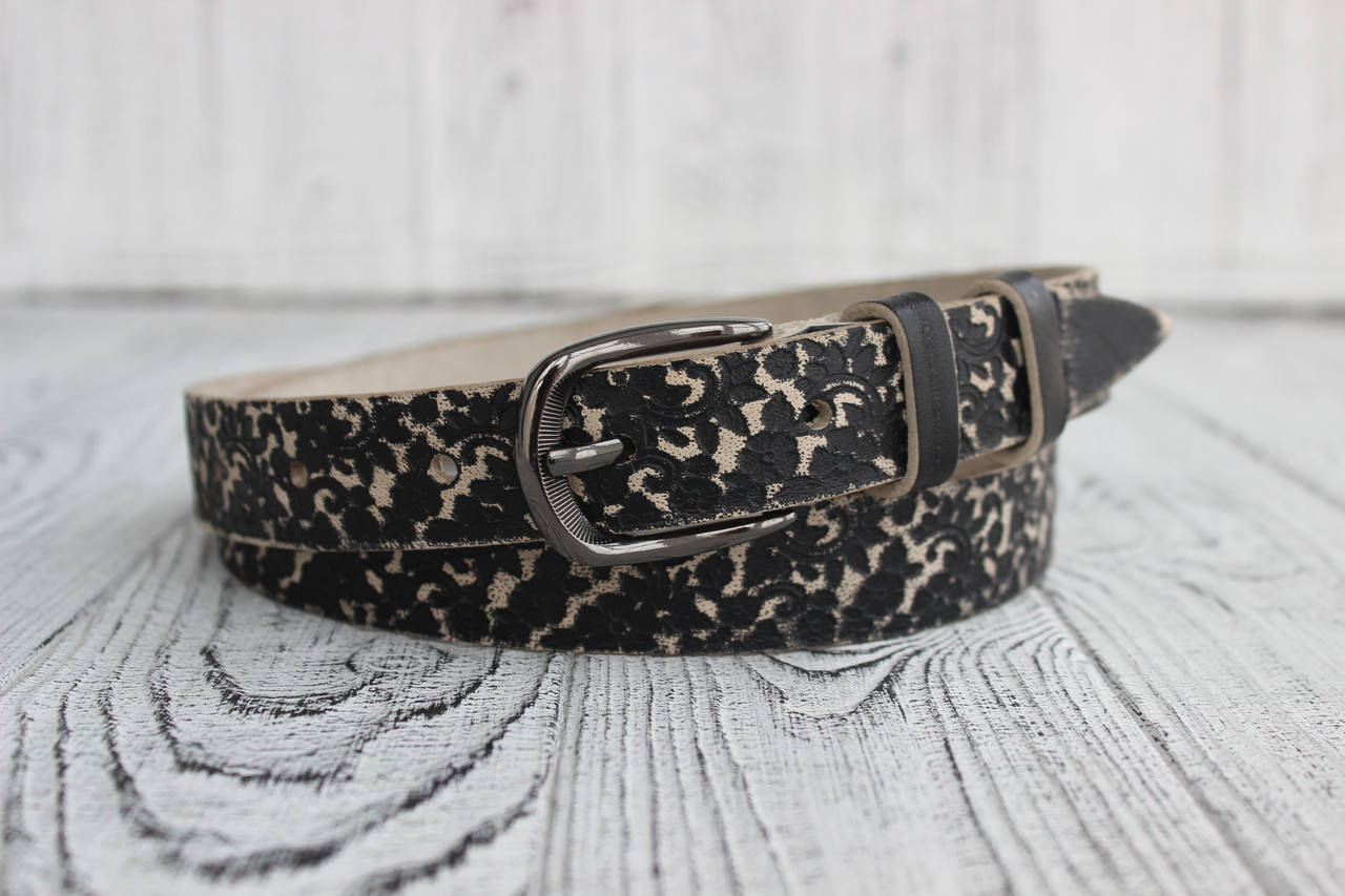 Черный женский ремень кожаный тонкий 25мм 
Черный женский ремень кожаный тонкий 25мм