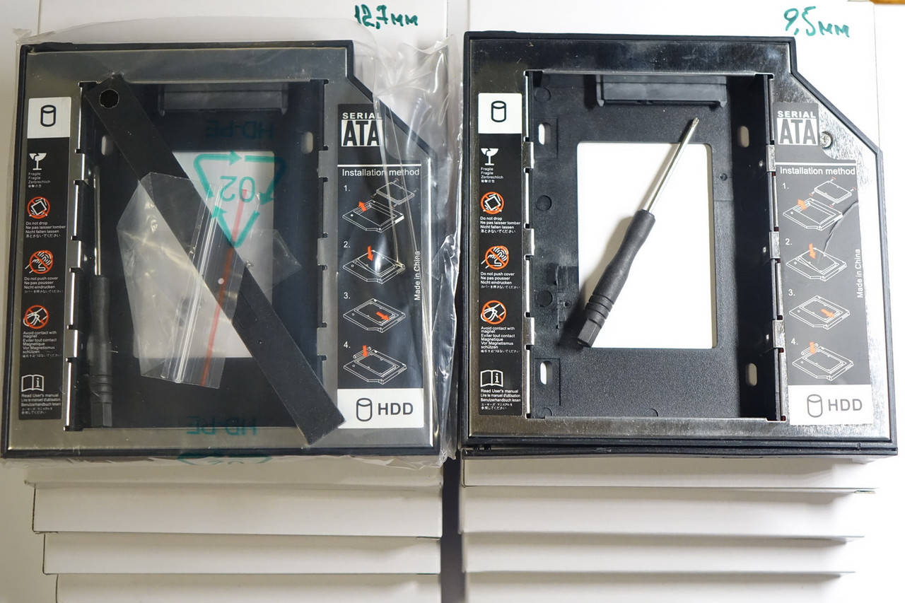 12.7мм Optibay SATA HDD 2.5 (Оптибей / Карман / Caddy / Переходник для жесткого диска), Комплект
12.7мм Optibay SATA HDD 2.5 (Оптибей / Карман / Caddy / Переходник для жесткого диска), Комплект