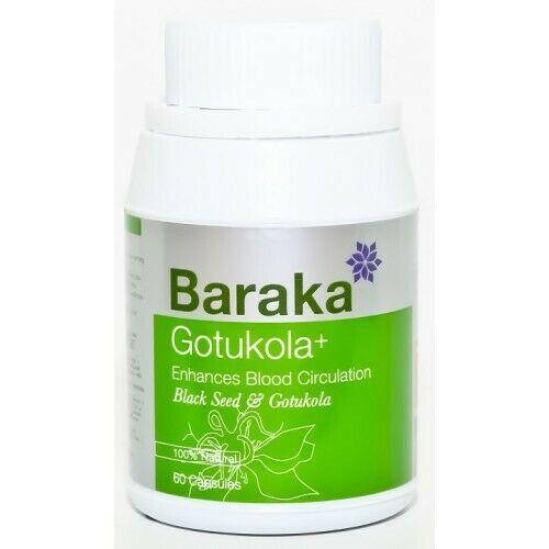 Baraka Gotukola Plus, Барака Готу Кола Плюс Центелла азиатская и черный тмин 60 капсул, Шри-Ланка
Baraka Gotukola Plus, Барака Готу Кола Плюс Центелла азиатская и черный тмин 60 капсул, Шри-Ланка