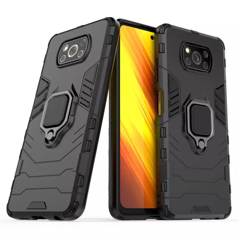 Чехол для Xiaomi Poco X3 противоударный с кольцом подставкой чехол на телефон сяоми поко х3 черный DFS
Чехол для Xiaomi Poco X3 противоударный с кольцом подставкой чехол на телефон сяоми поко х3 черный DFS