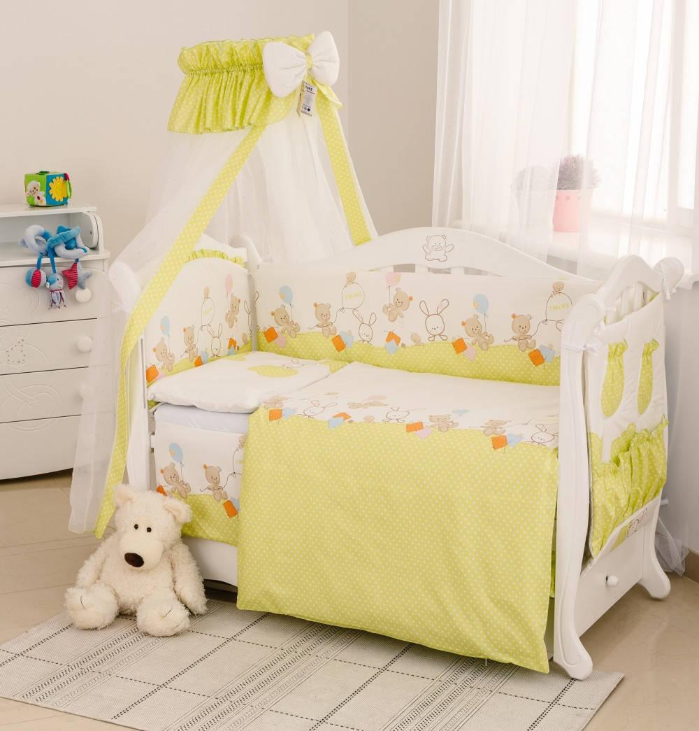 Детское постельное белье Twins Standart Basic C-022 Горошки зеленый 8 эл
Детское постельное белье Twins Standart Basic C-022 Горошки зеленый 8 эл