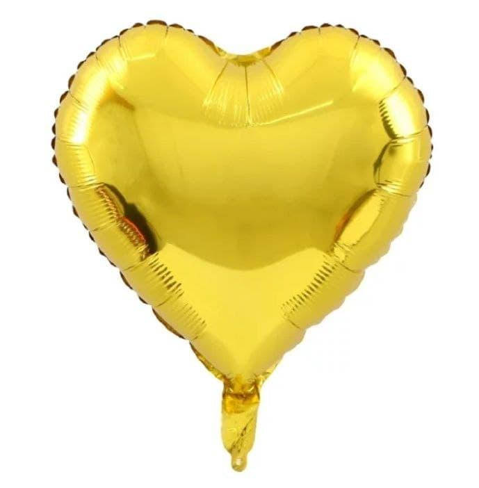 Фольгированный шар сердце 25см (10") | Золото
Фольгированный шар сердце 25см (10") | Золото
