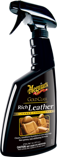 Спрей 3 в 1 для ухода за кожаным салоном Meguiar`s Gold Class Rich Leather 450мл 197720
Спрей 3 в 1 для ухода за кожаным салоном Meguiar`s Gold Class Rich Leather 450мл 197720