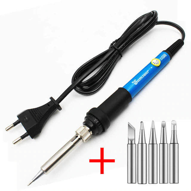 Паяльник 60Вт с Регулировкой Температуры + Жала 5Шт
Паяльник 60Вт с Регулировкой Температуры + Жала 5Шт