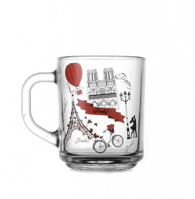 Кружка декор Coffee Time MIX 200мл ОСЗ (8107/1335), Прозрачный 
Кружка декор Coffee Time MIX 200мл ОСЗ (8107/1335), Прозрачный