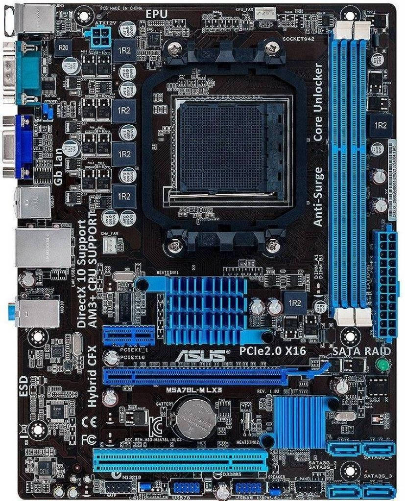 Плата под AMD SAM3+ AM3 ASUS M5A78L-M LX3 на DDR3 ! Понимает ВСЕ 2-6 ЯДЕРНЫЕ ПРОЦЫ AM3 , + FX СЕРИЮ !!!
Плата под AMD SAM3+ AM3 ASUS M5A78L-M LX3 на DDR3 ! Понимает ВСЕ 2-6 ЯДЕРНЫЕ ПРОЦЫ AM3 , + FX СЕРИЮ !!!