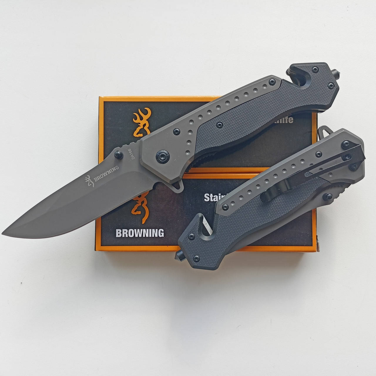 Тактический складной нож Browning DA166 black (A836) | полуавтоматический выкидной нож, Черный
Тактический складной нож Browning DA166 black (A836) | полуавтоматический выкидной нож, Черный