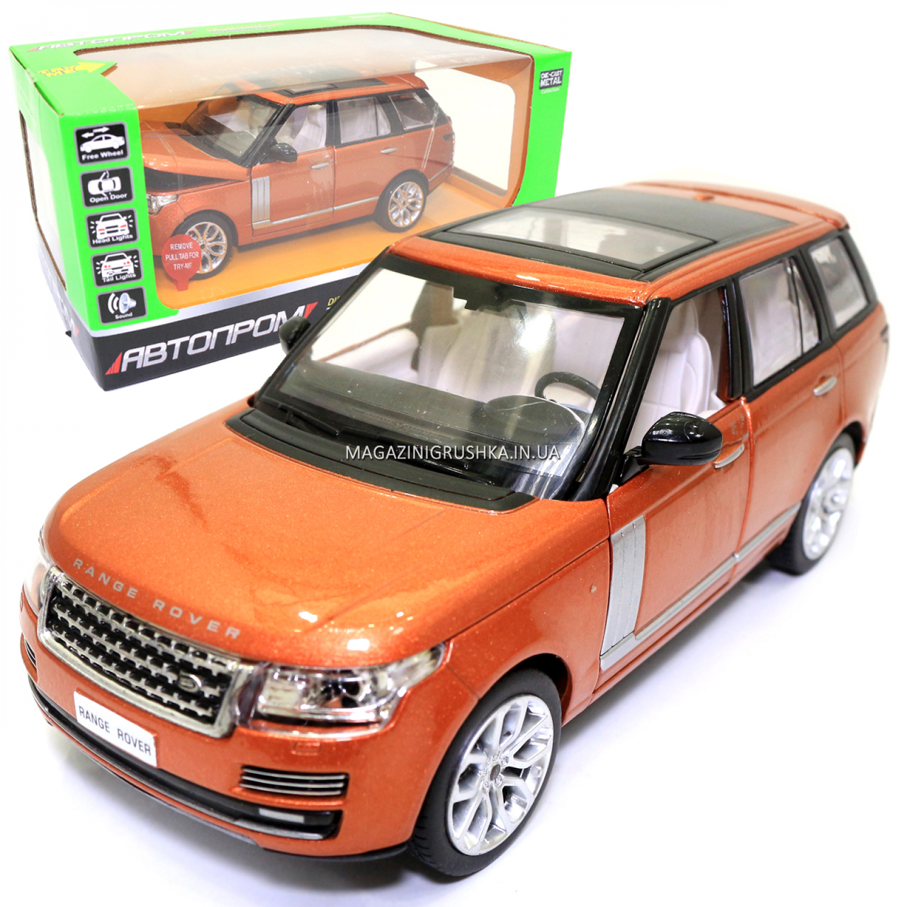 Машинка игровая автопром «Range Rover» джип, металл, 18, оранжевый (свет, звук, двери открываются) 68263A
Машинка игровая автопром «Range Rover» джип, металл, 18, оранжевый (свет, звук, двери открываются) 68263A