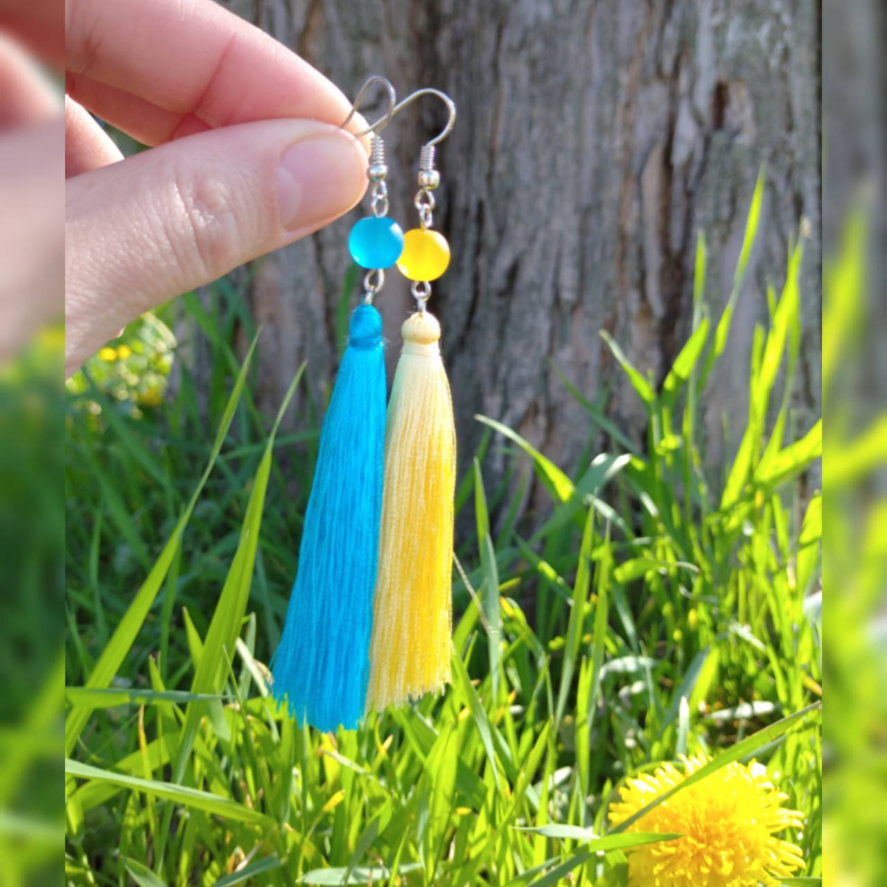 Сережки Жовто - блакитні Україна
Сережки Жовто - блакитні Україна