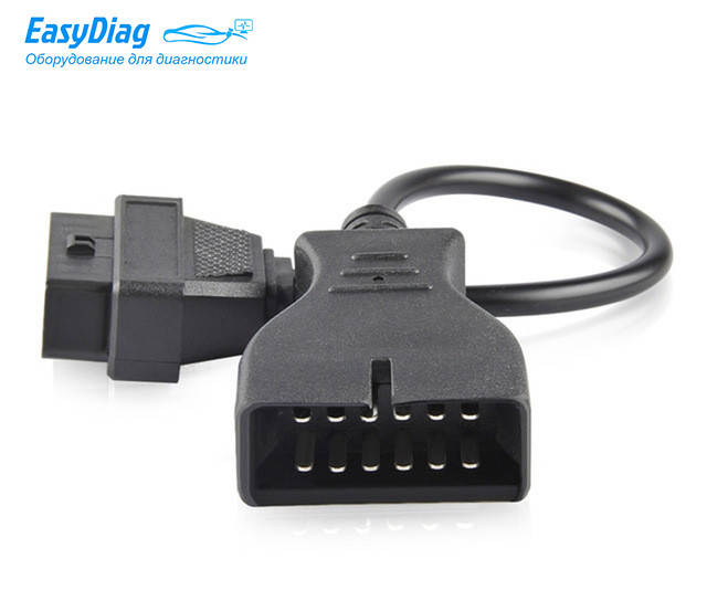 Переходник для диагностики ВАЗ, Daewoo ланос, дэу сенс - GM12 12пин (OBDI, OBD1, ЖМ12) на OBD2 16пин
Переходник для диагностики ВАЗ, Daewoo ланос, дэу сенс - GM12 12пин (OBDI, OBD1, ЖМ12) на OBD2 16пин
