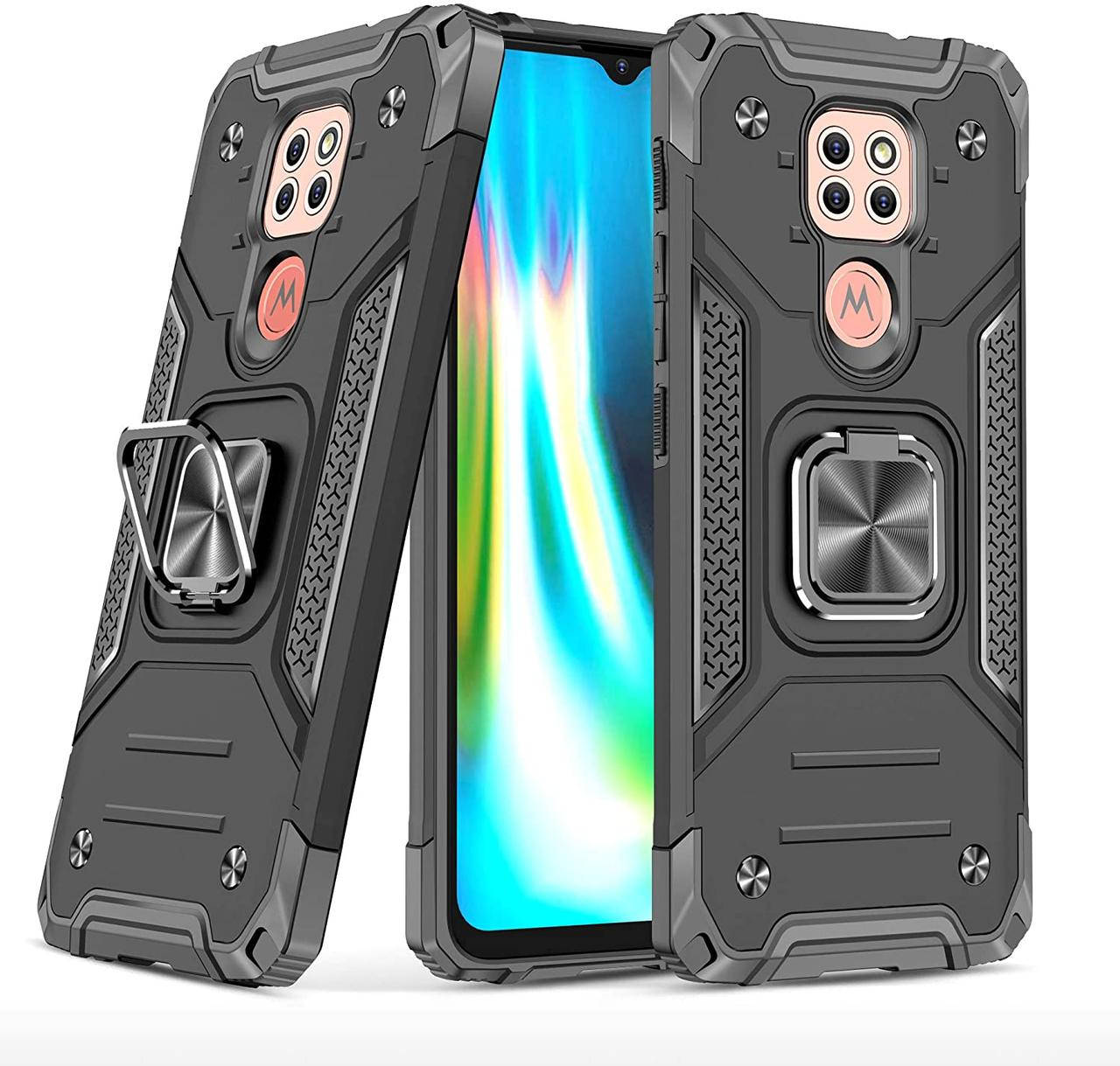 Чехол Protector для Motorola Moto G9 Play бампер противоударный с подставкой Black, Черный
Чехол Protector для Motorola Moto G9 Play бампер противоударный с подставкой Black, Черный