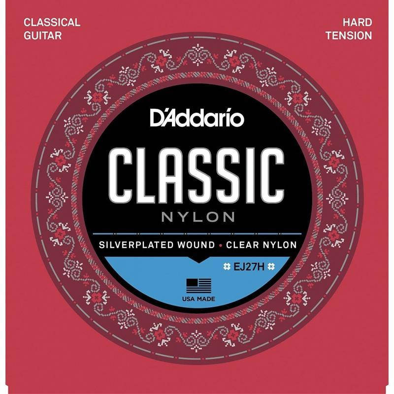 Струны для классической гитары D'Addario EJ27H Student Nylon Classical Strings Hard Tension
Струны для классической гитары D'Addario EJ27H Student Nylon Classical Strings Hard Tension